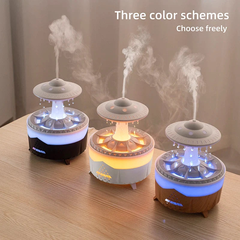 AquaGlow 350ML Portable USB Humidifier with Remote Control