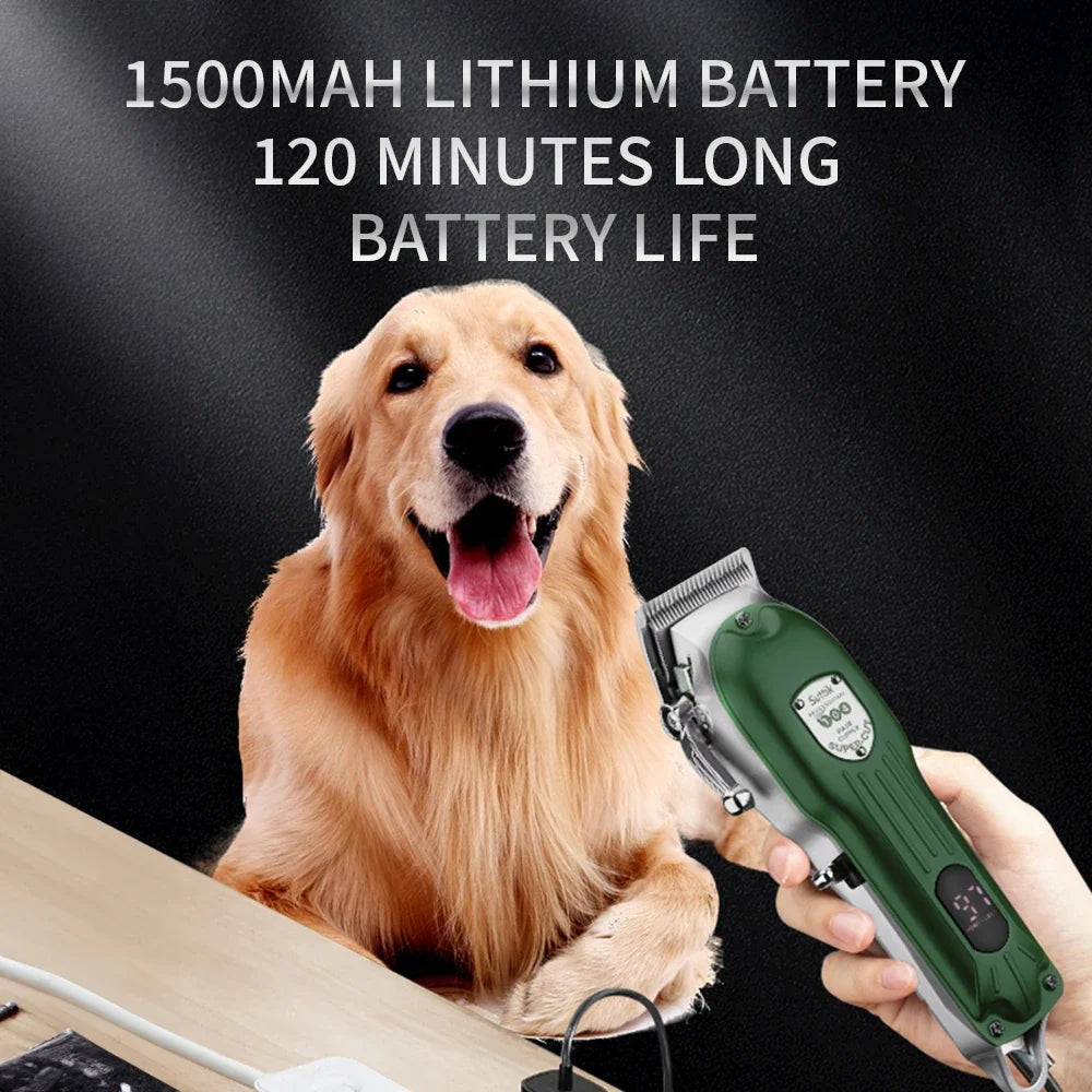 PawEase Rechargeable Dog Grooming Clippers – Quiet, Cordless Trimmer