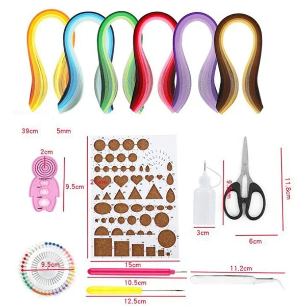 Creative Quilling Design Kit for Paper Artistry