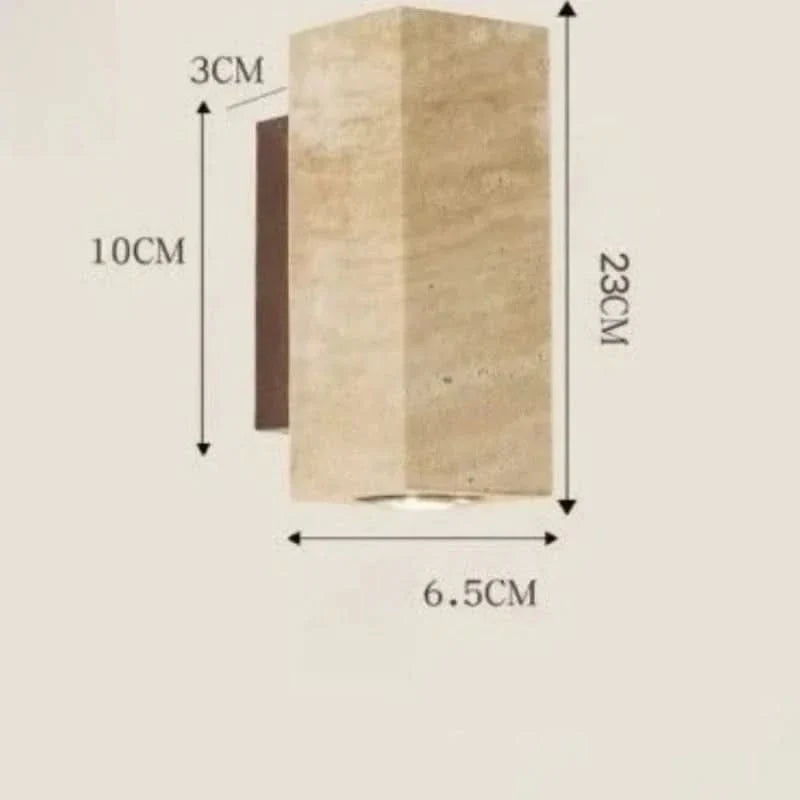 Elegant Natural Stone Wall Light for Cozy Spaces