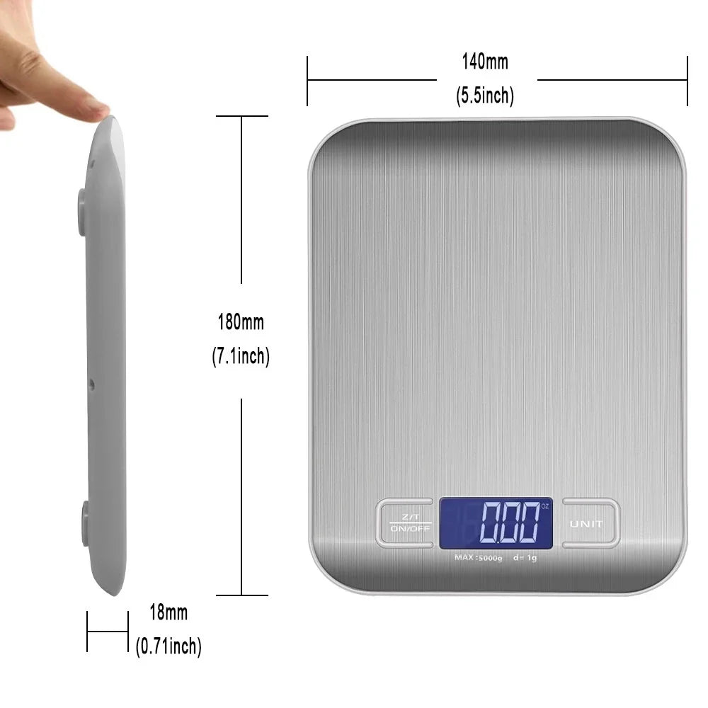 PrecisionPro Digital Kitchen Weighing Scale | Accurate Measurements for Cooking & Baking