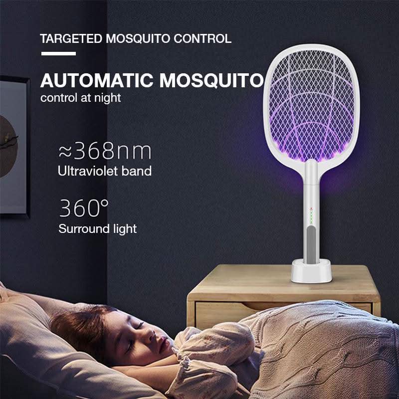 BuzzBuster – Rechargeable Electric Mosquito Zapper with Safety Guard
