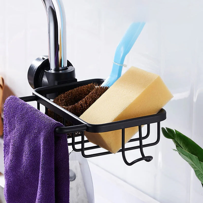 Versatile No-Drill Shower Organizer in Sleek Finishes