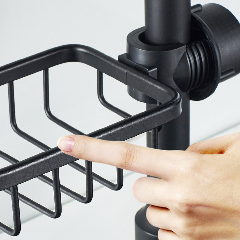 Versatile No-Drill Shower Organizer in Sleek Finishes