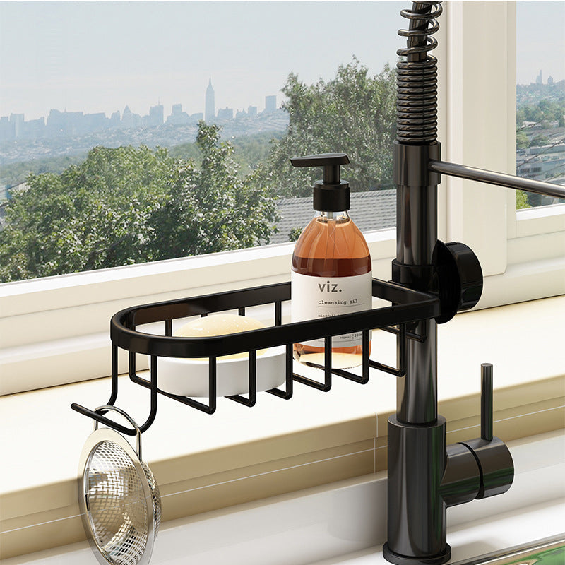 Versatile No-Drill Shower Organizer in Sleek Finishes