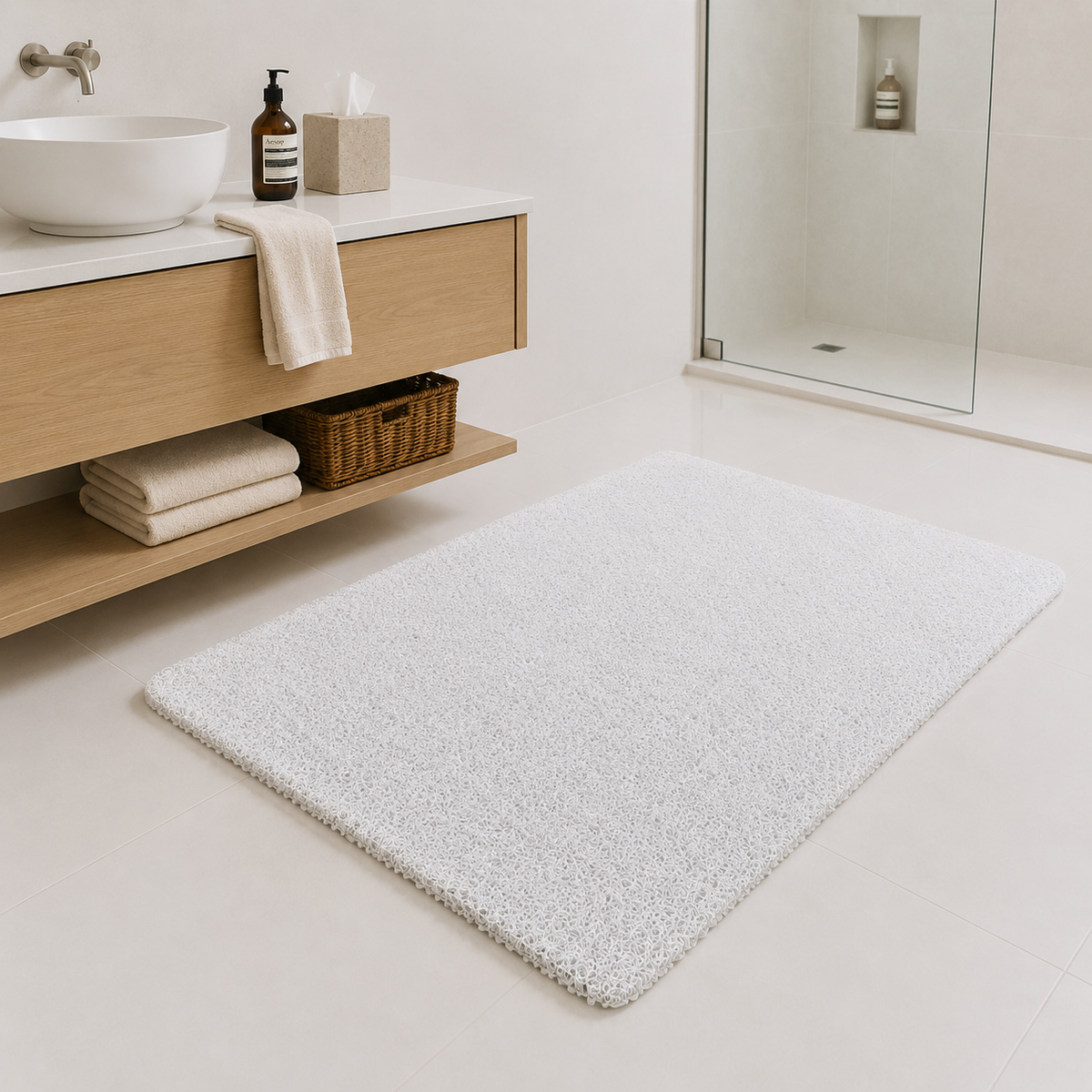 Non-Slip Quick-Dry Bath Mat for Safe and Comfortable Showers