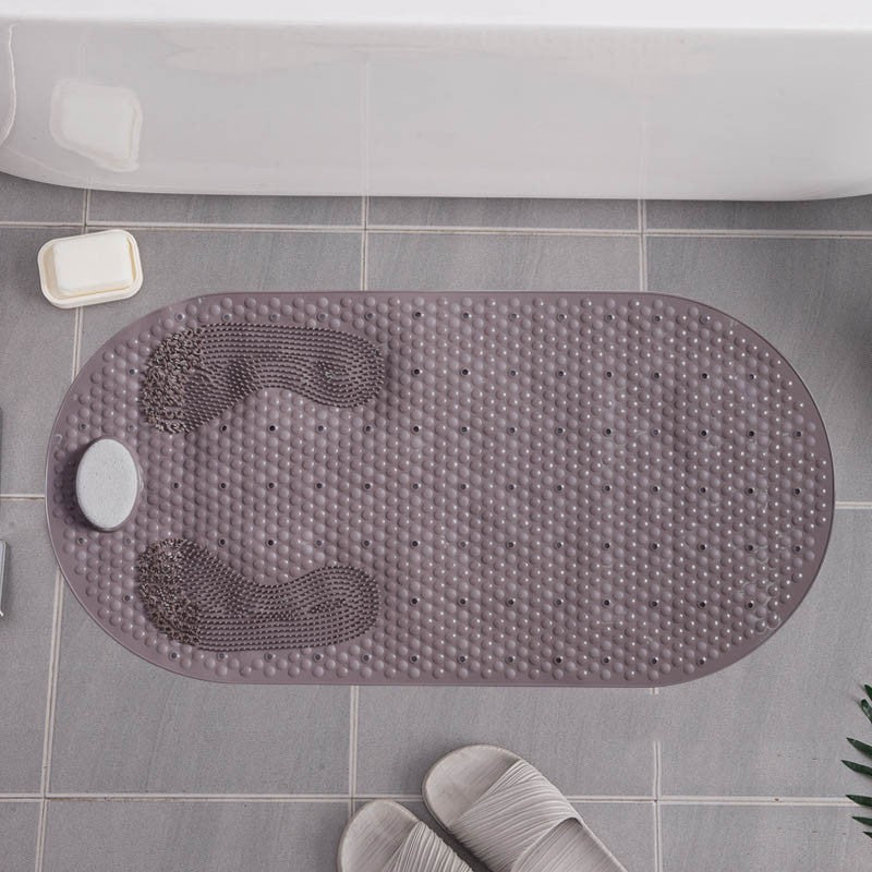 Anti-Slip Bath Mat with Suction Cups for Safe Showering