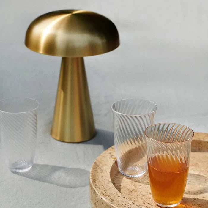 Mushroom Glow | Rechargeable Table Lamp for Modern Spaces