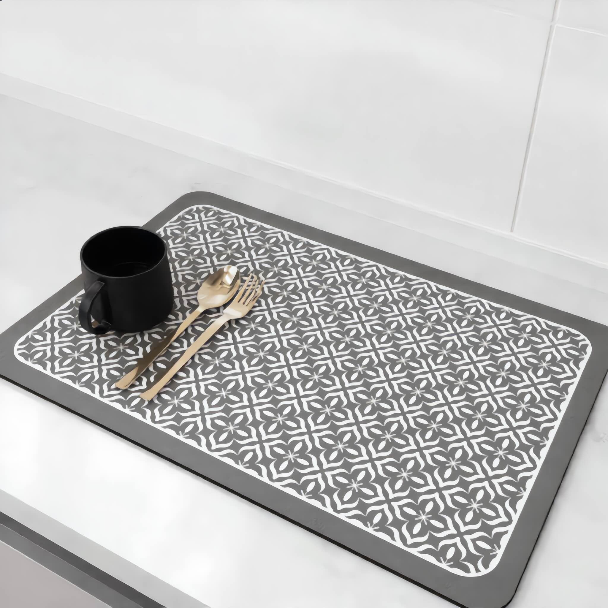 Stylish Silicone Dish Drainer with Elegant Design