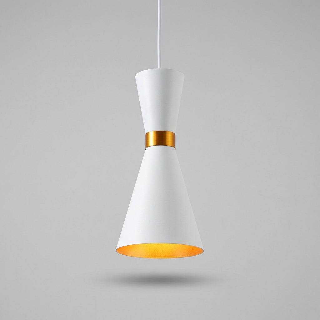 Ceiling Light Fixture with Single Pendant Design