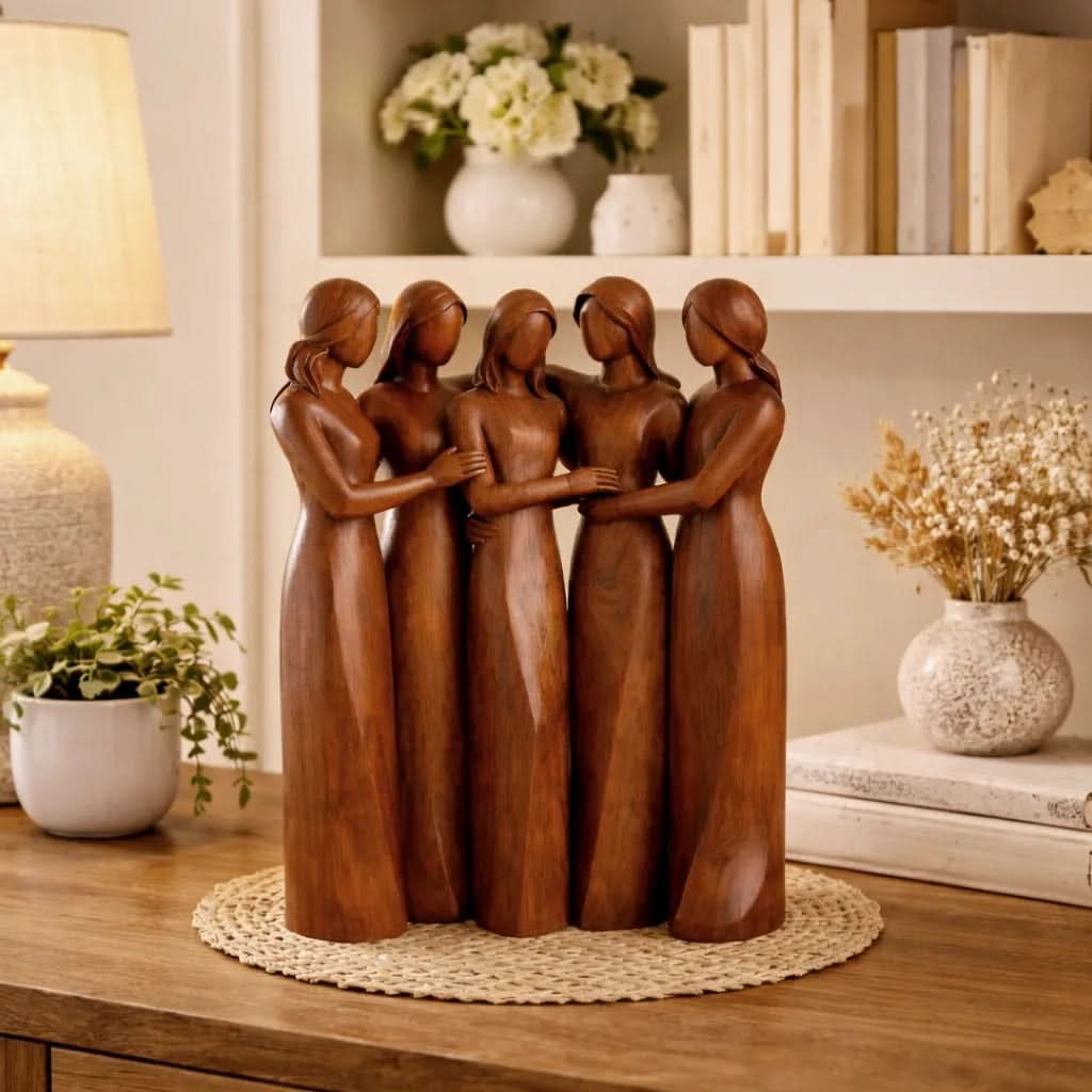 Connection Essence – Chic Resin Friendship Art Piece