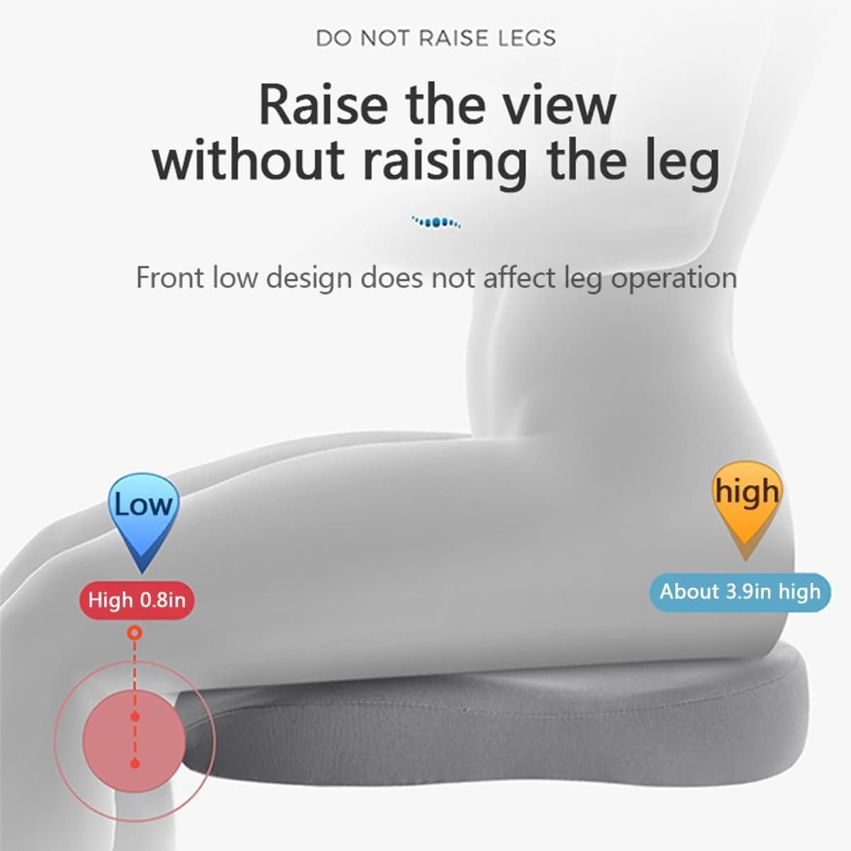 DriveEase - Comfort-Enhancing Ergonomic Car Seat Cushion