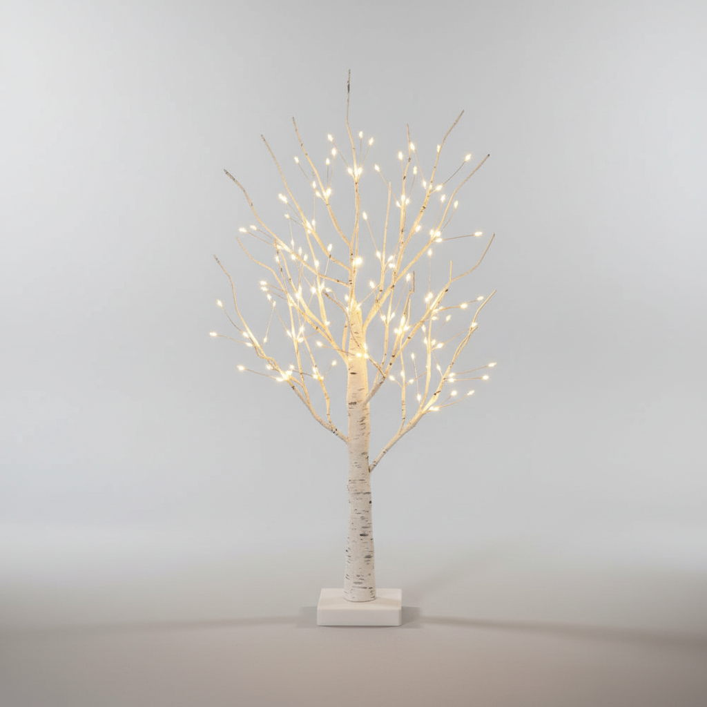 Tabletop Tree with Scandinavian Design - LumiBranch Style