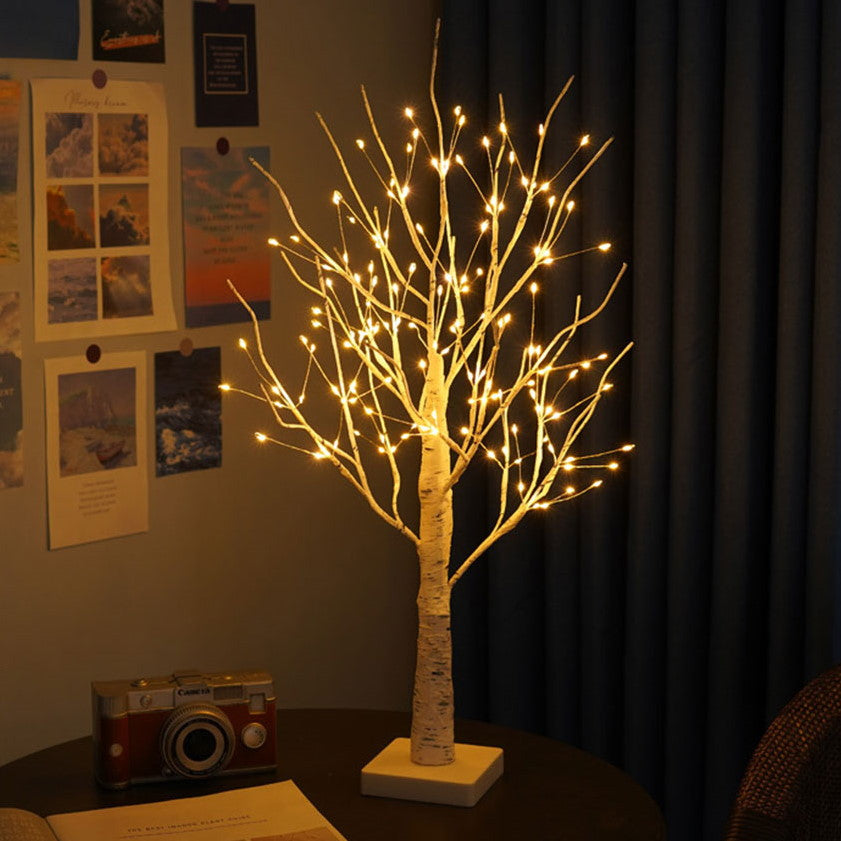 Tabletop Tree with Scandinavian Design - LumiBranch Style