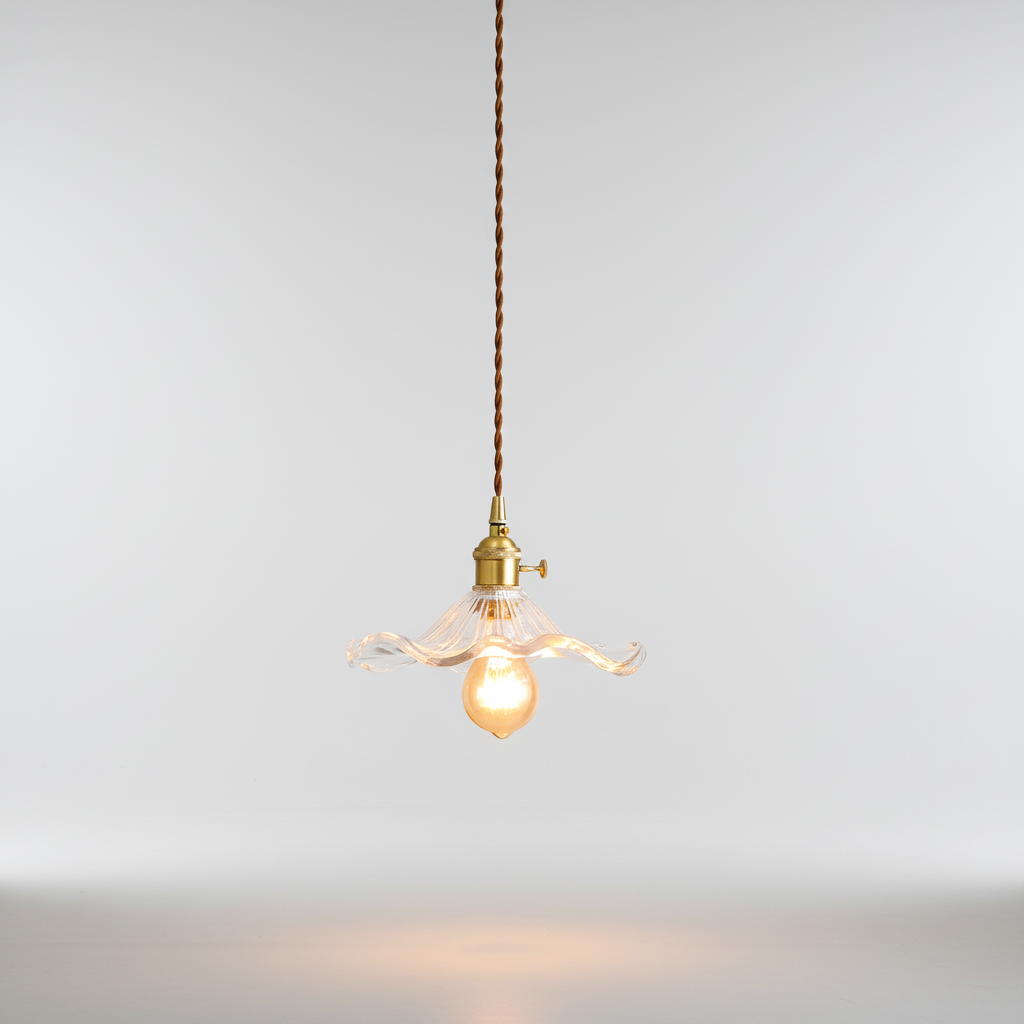 LED Pendant Light in Scandinavian Style - Glass Design