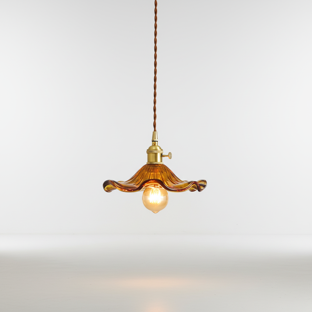LED Pendant Light in Scandinavian Style - Glass Design