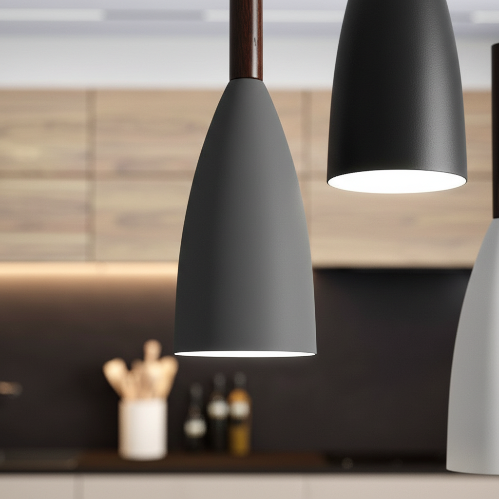 Triple Pendant Light in Scandinavian Design