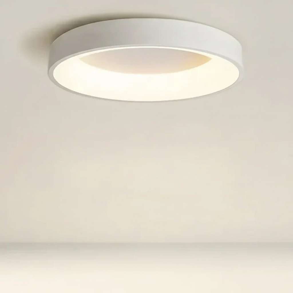 Round Ceiling Light in Scandinavian Style