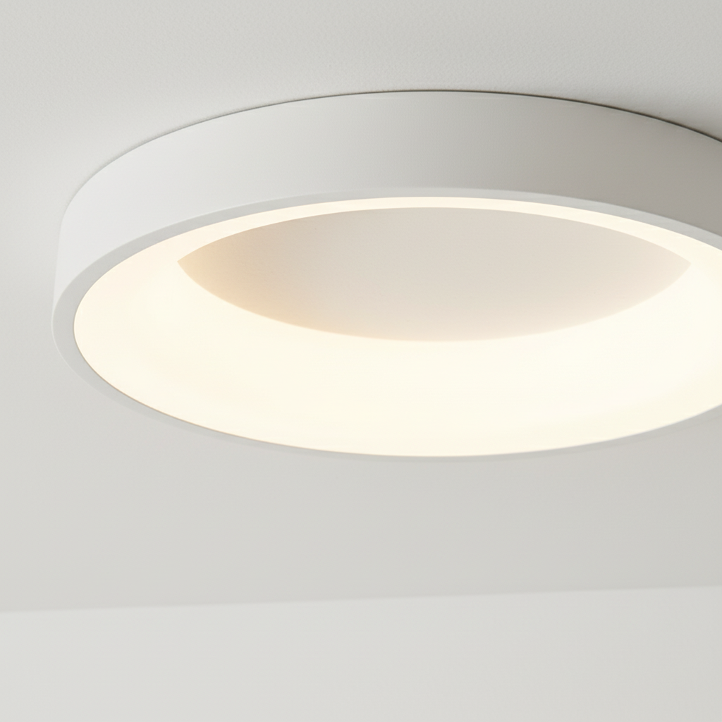 Round Ceiling Light in Scandinavian Style