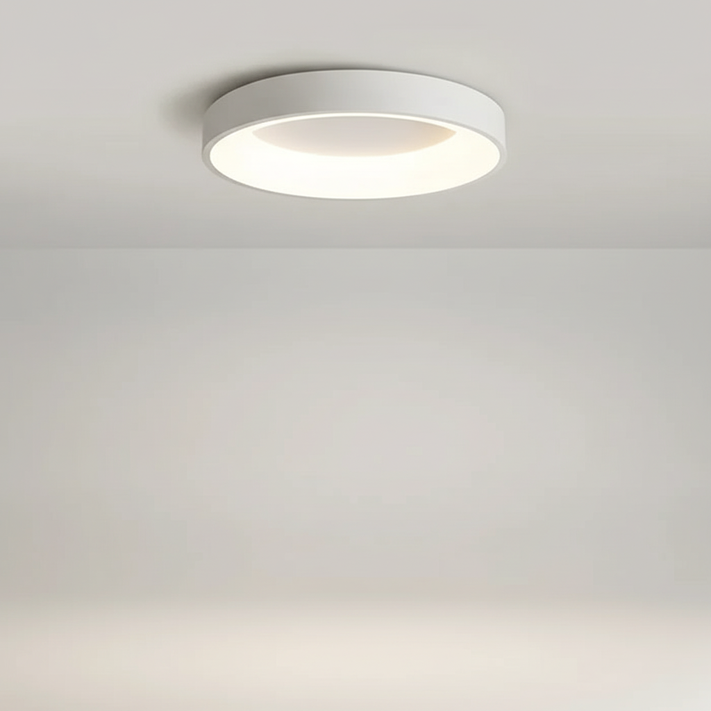 Round Ceiling Light in Scandinavian Style