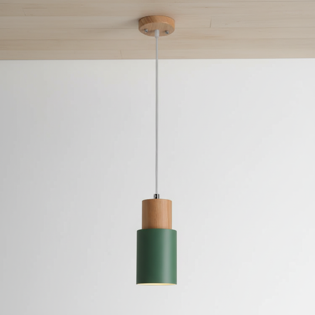 Cylinder Pendant Light in Scandinavian Design