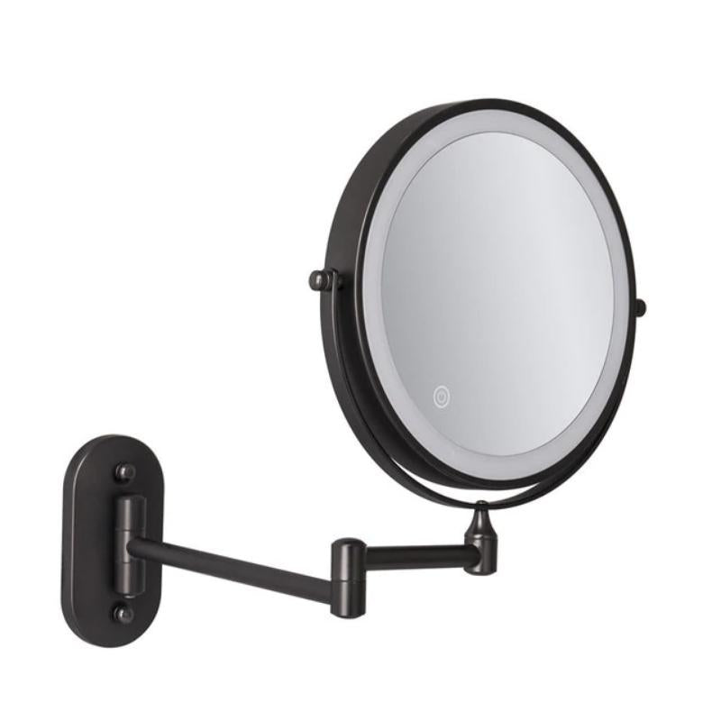Illuminated Magnifying Mirror with Customizable Lighting