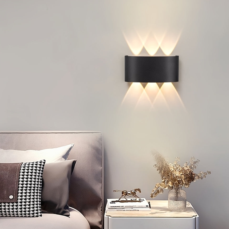 Elegant Dual Beam Outdoor Wall Light | Waterproof Design for Versatile Use