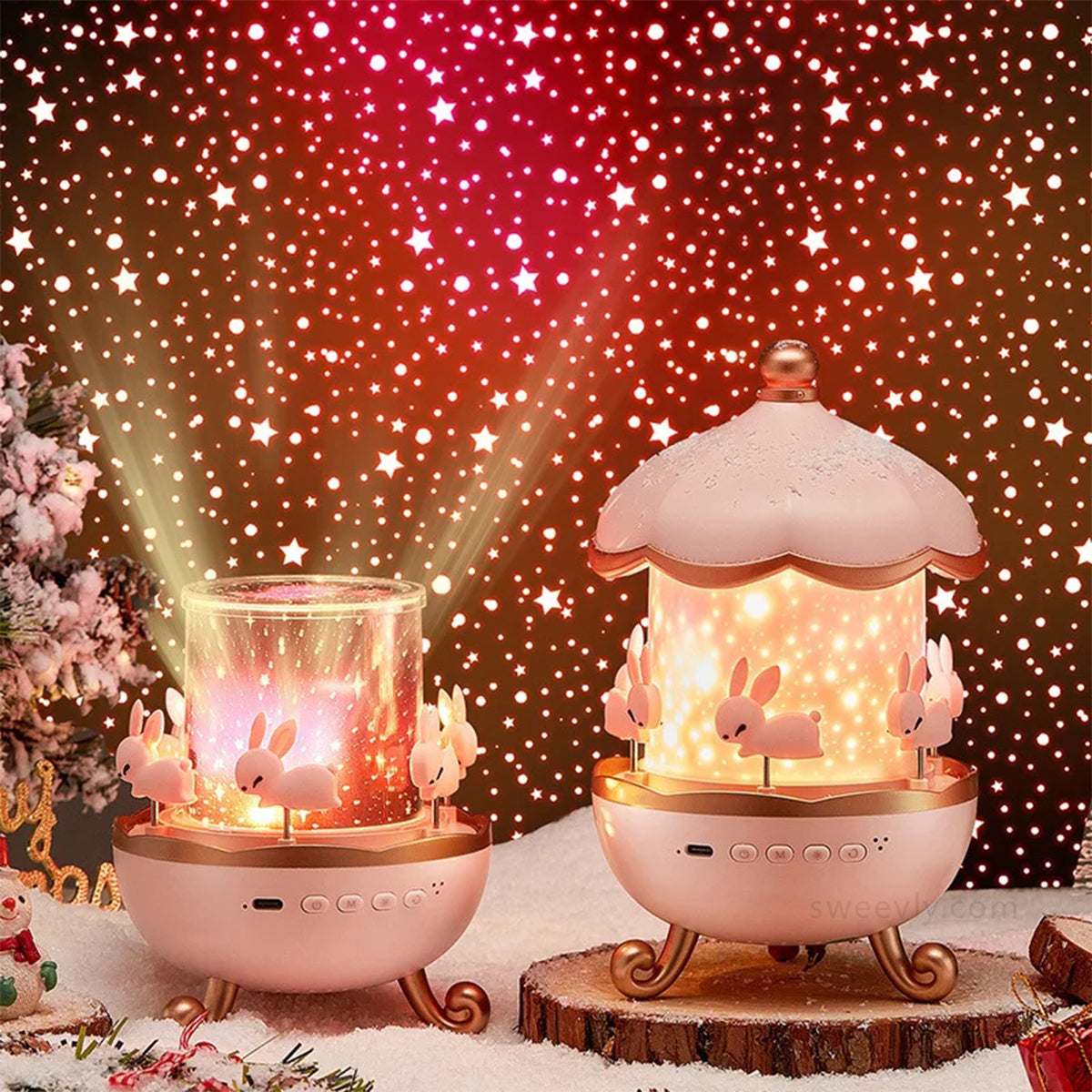 DreamSphere | Children's Nighttime Projector with Soothing Sounds & 12 Themes | Peaceful Sleep Solution