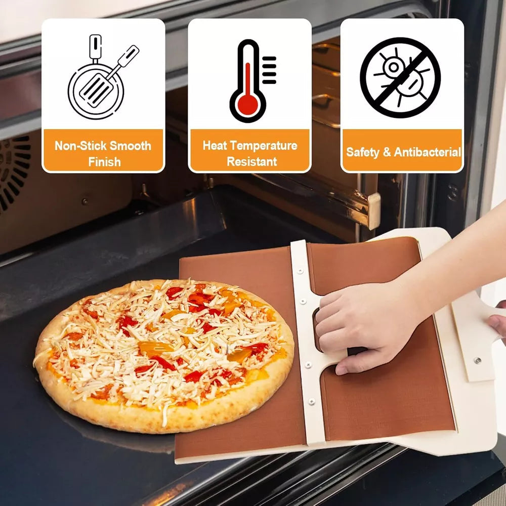 Effortless Pizza Transfer Tool – Serve Like a Pro