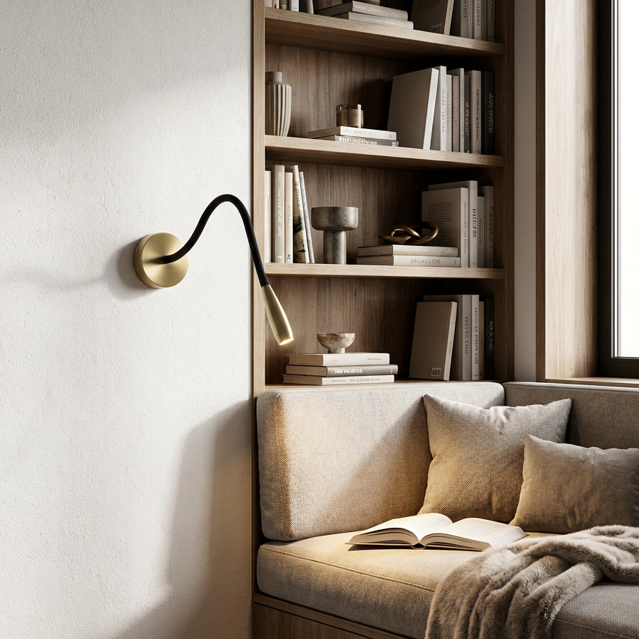 Versatile LED Wall Fixture with Adjustable Beam, 3W Power