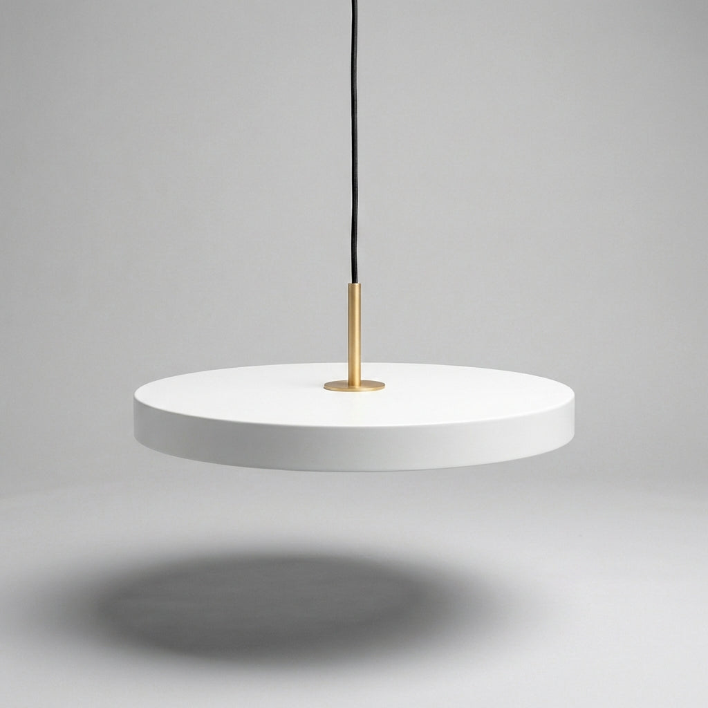 Round Slim LED Hanging Light Fixture