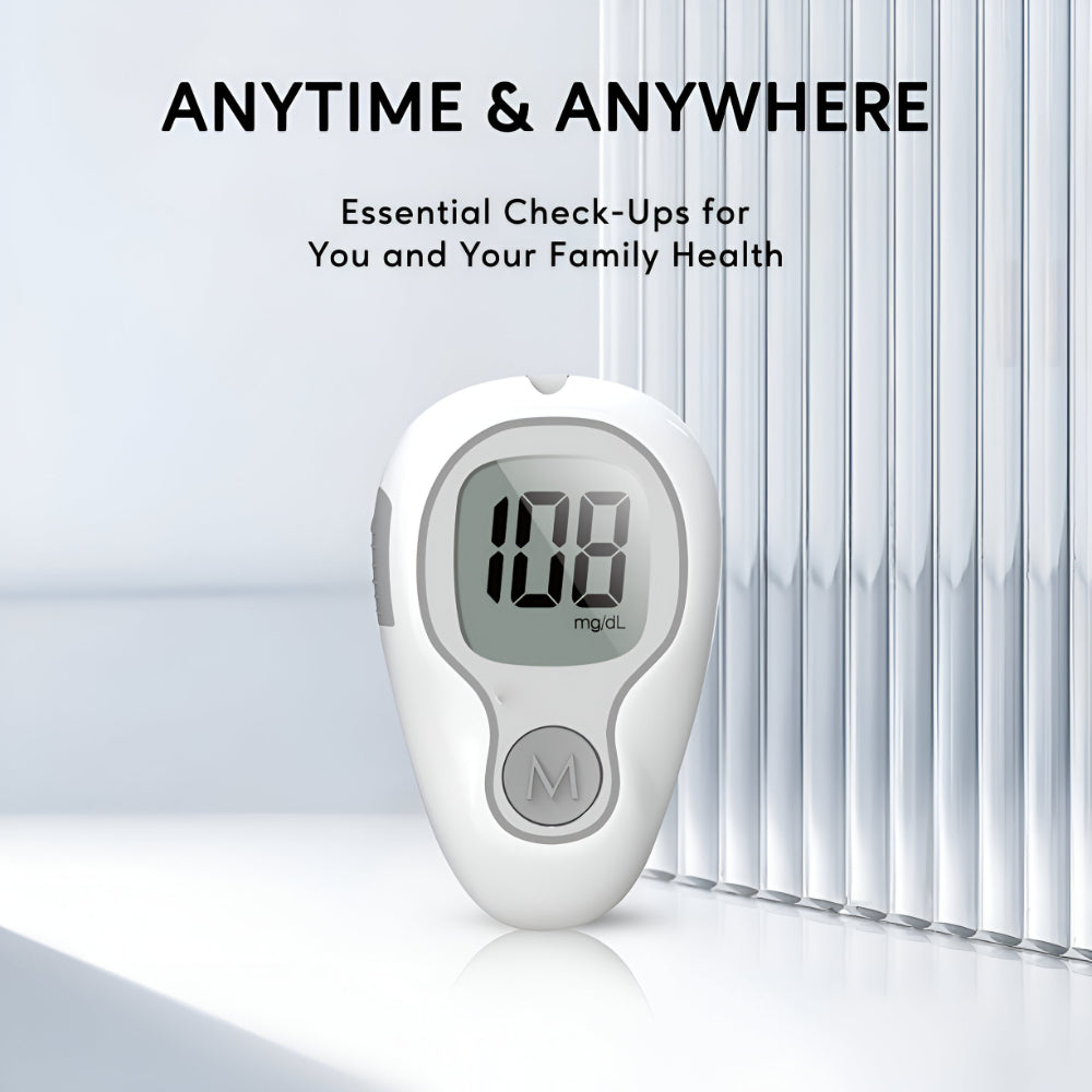 QuickGlucose Pro Kit | Compact Blood Sugar Testing for Home & Travel