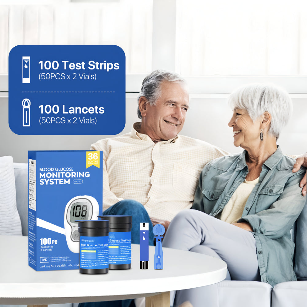 QuickGlucose Pro Kit | Compact Blood Sugar Testing for Home & Travel