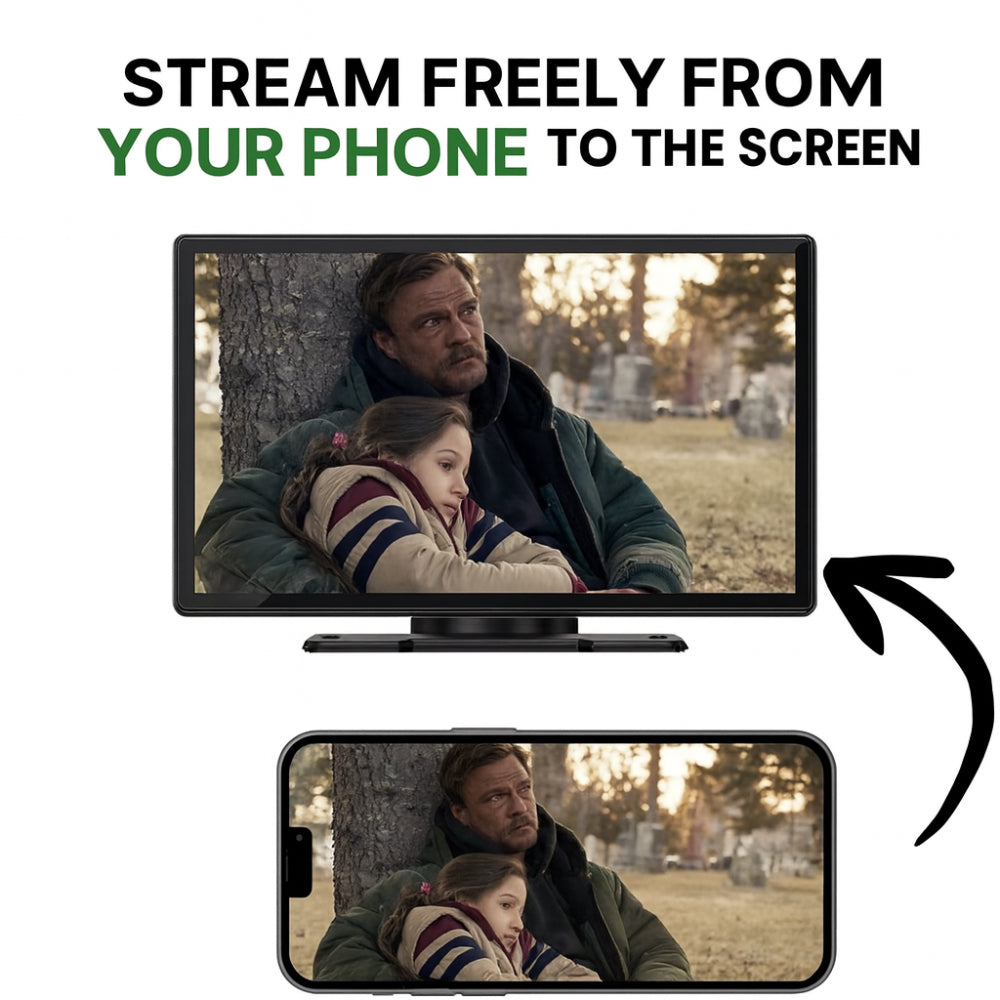 DriveSmart | Wireless CarPlay & Android Auto Hub with Touchscreen