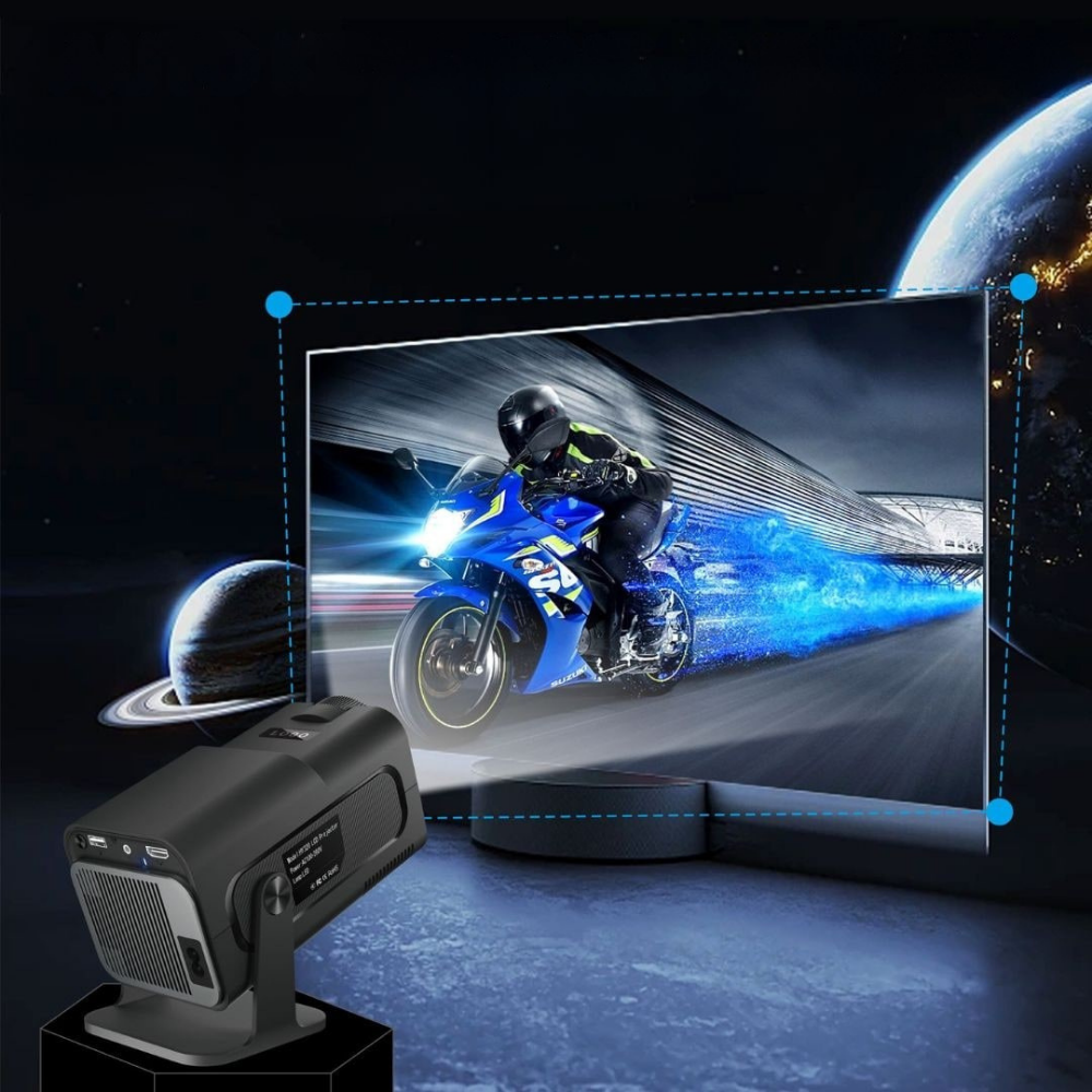 Compact Wireless Projector | Bluetooth-Enabled for Instant Fun