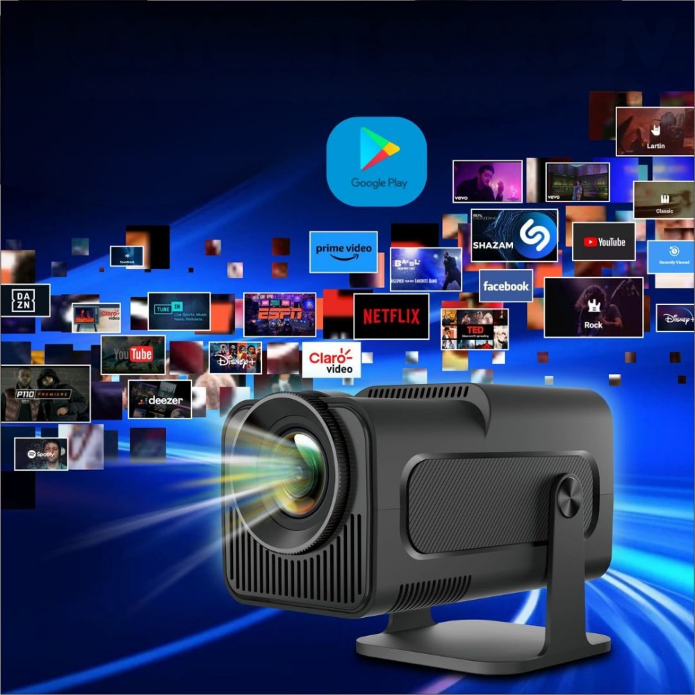 Compact Wireless Projector | Bluetooth-Enabled for Instant Fun