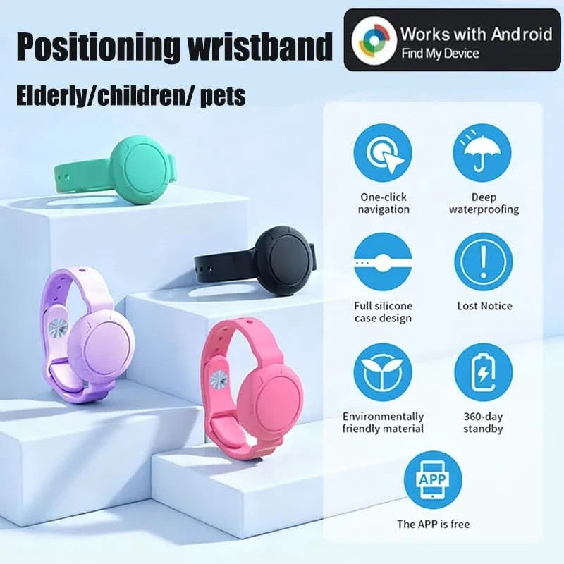 KidGuard Pro – Waterproof GPS Tracker Wristband for Children
