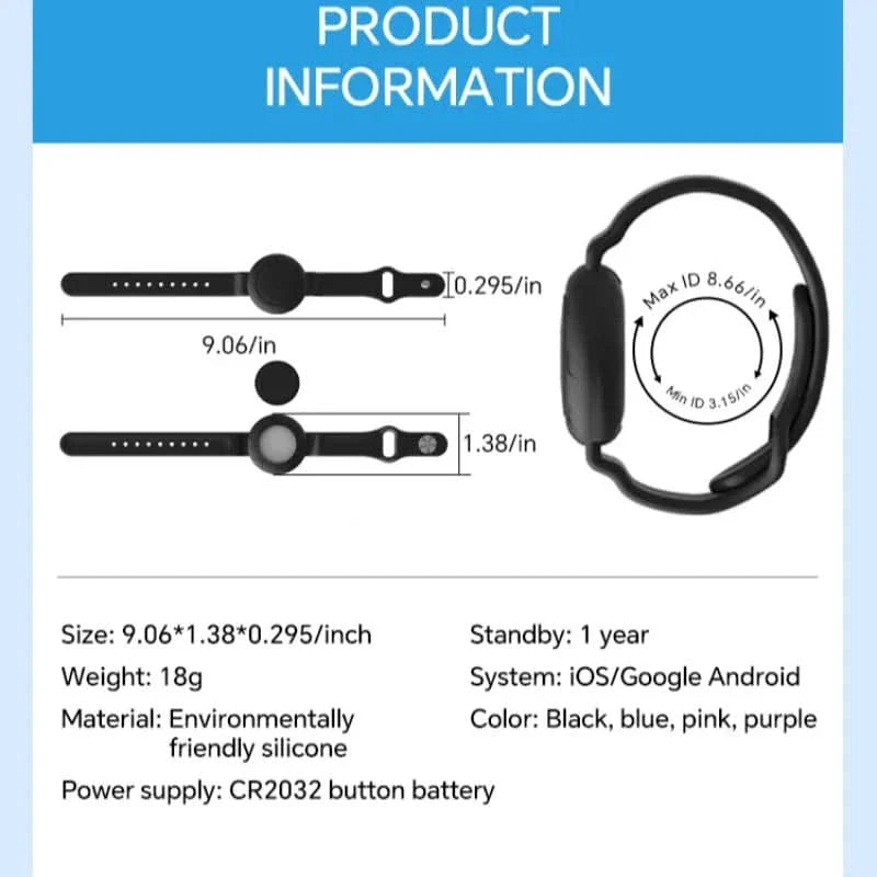 KidGuard Pro – Waterproof GPS Tracker Wristband for Children