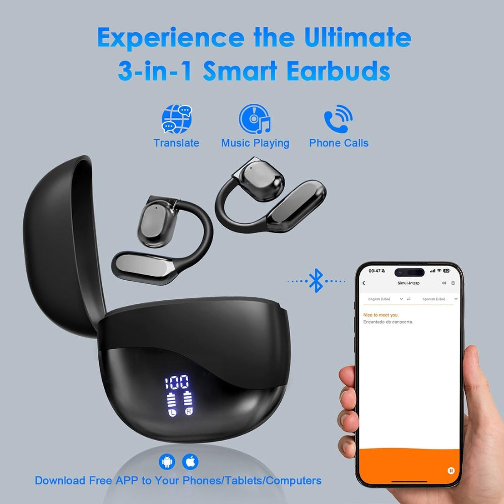 VoiceConnect Wireless Earbuds | Instant Language Translation