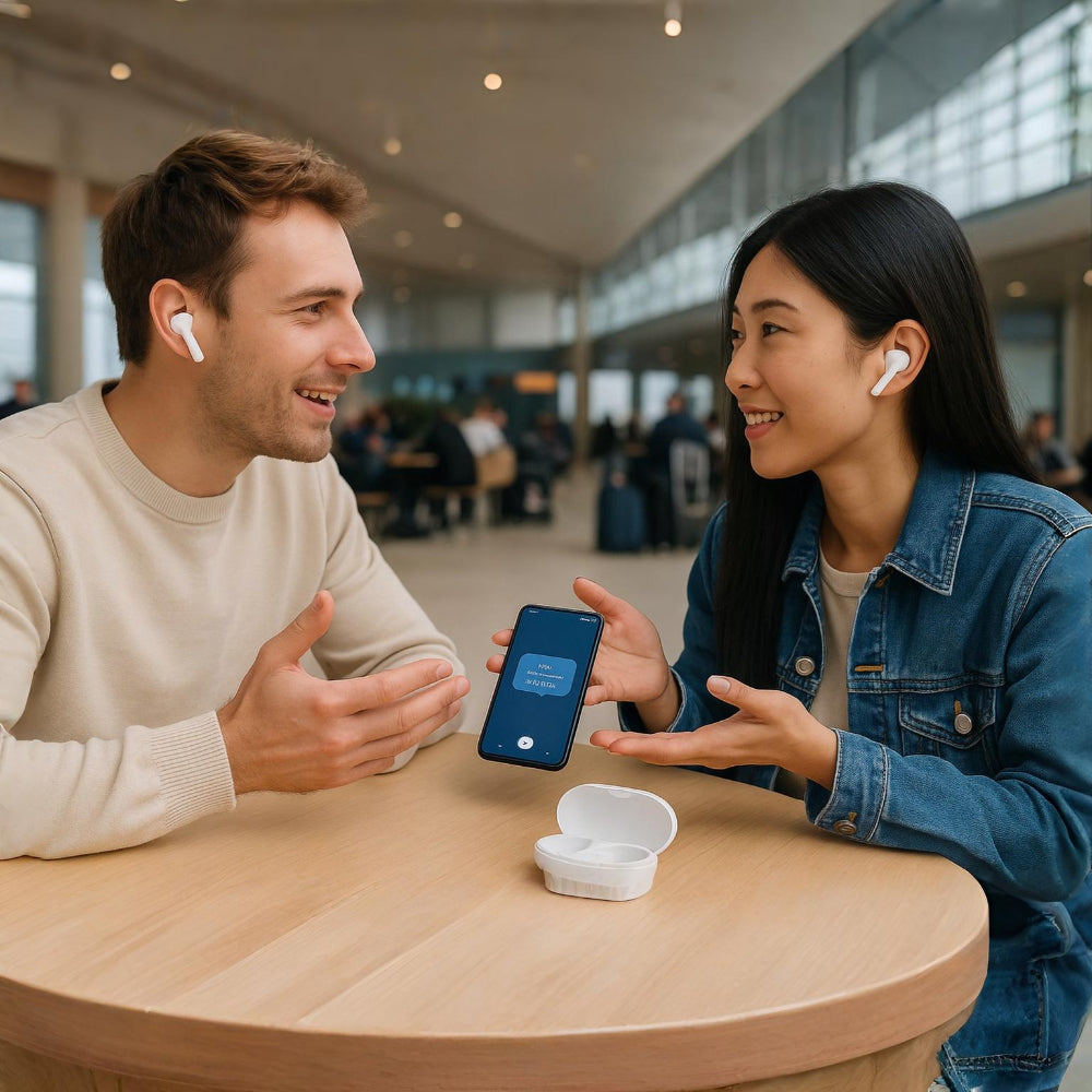VoiceBridge Earbuds | Instant Language Translation Made Easy