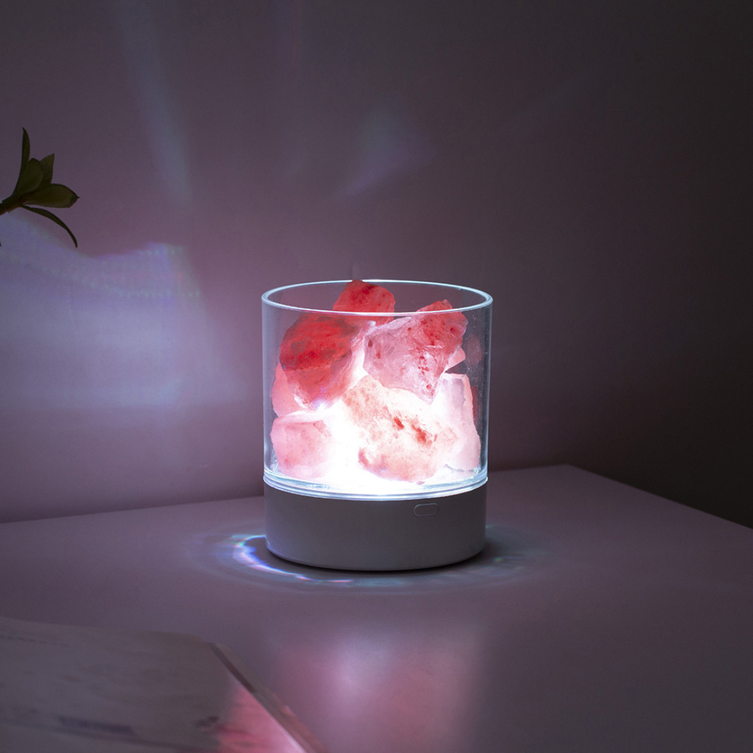Touch-Controlled Salt Lamp for Ambient Lighting
