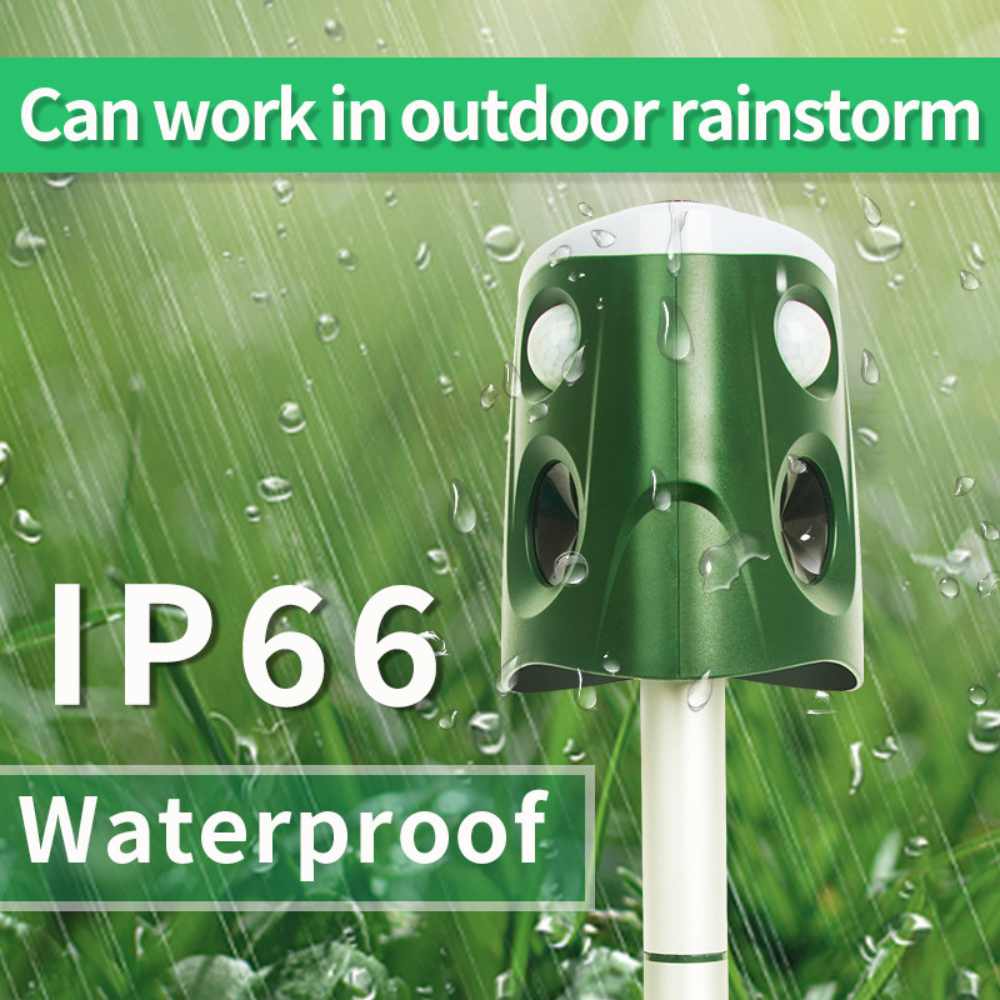 All-Around Animal Deterrent: 3-in-1 Ultrasonic Solution