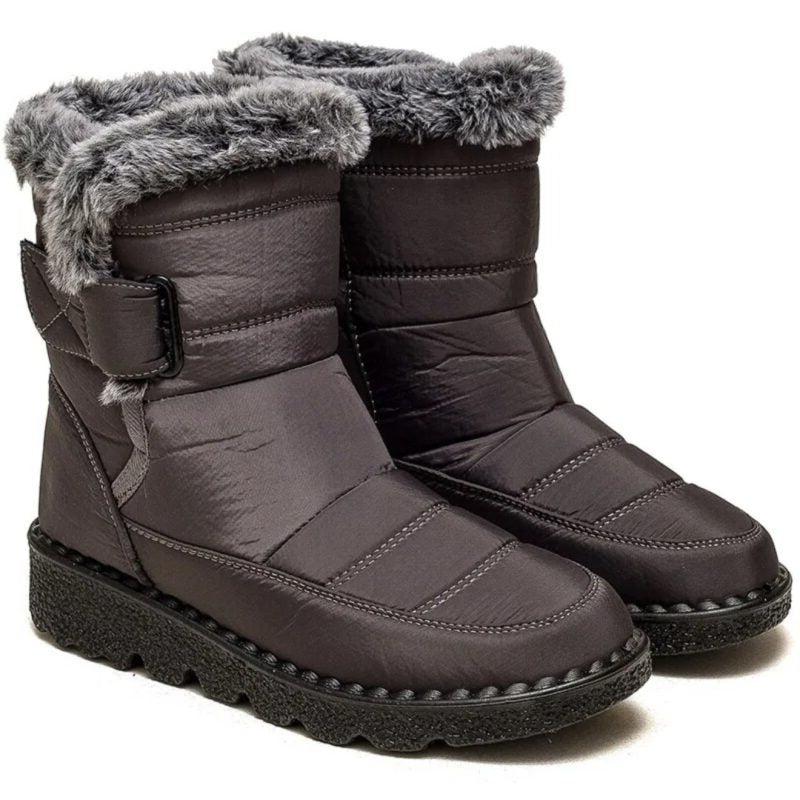 Stylish Waterproof Winter Boots with Heel for Women