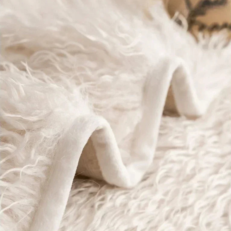 CozyFlex Stretch Sofa Protector with Faux Wool Texture