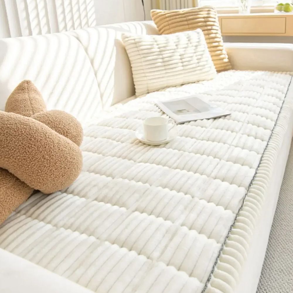 Luxurious Sofa Protector - Non-Slip, Machine Washable, Universal Fit