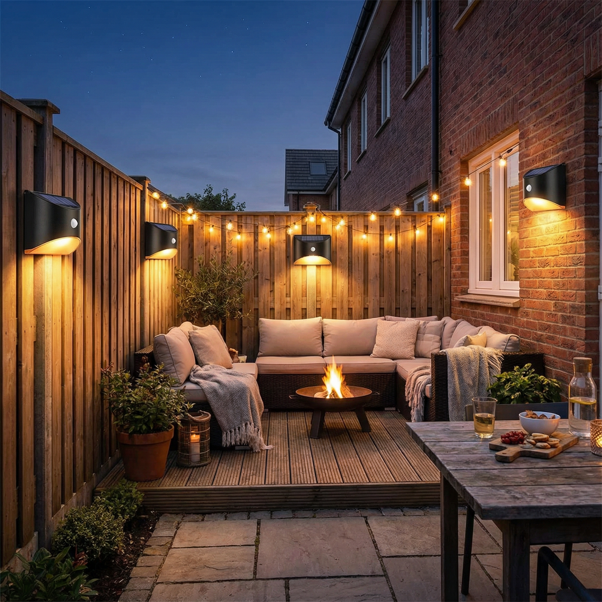Eco-Friendly Motion-Activated Outdoor Light for Safety