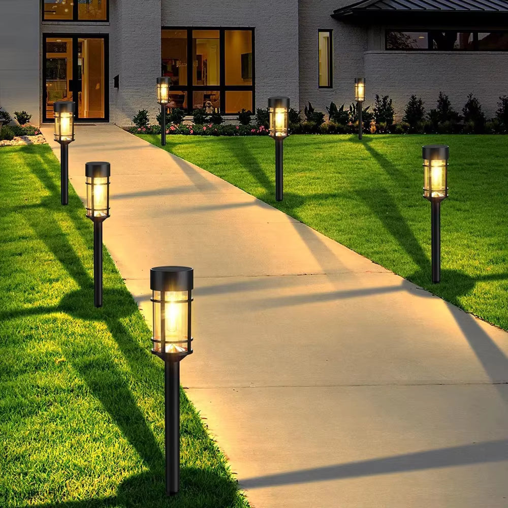 Eco-Friendly Solar Pathway Light with Dusk to Dawn Sensor