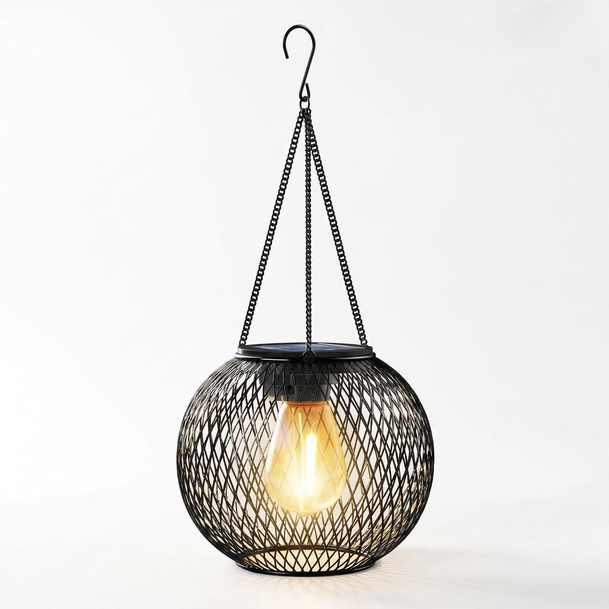 Eco-Friendly Hanging Solar Garden Light - Illuminate Your Outdoors