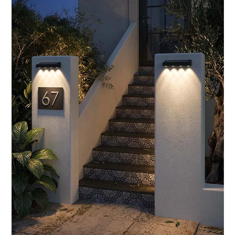 Eco-Friendly Solar Wall Light with Motion Detection
