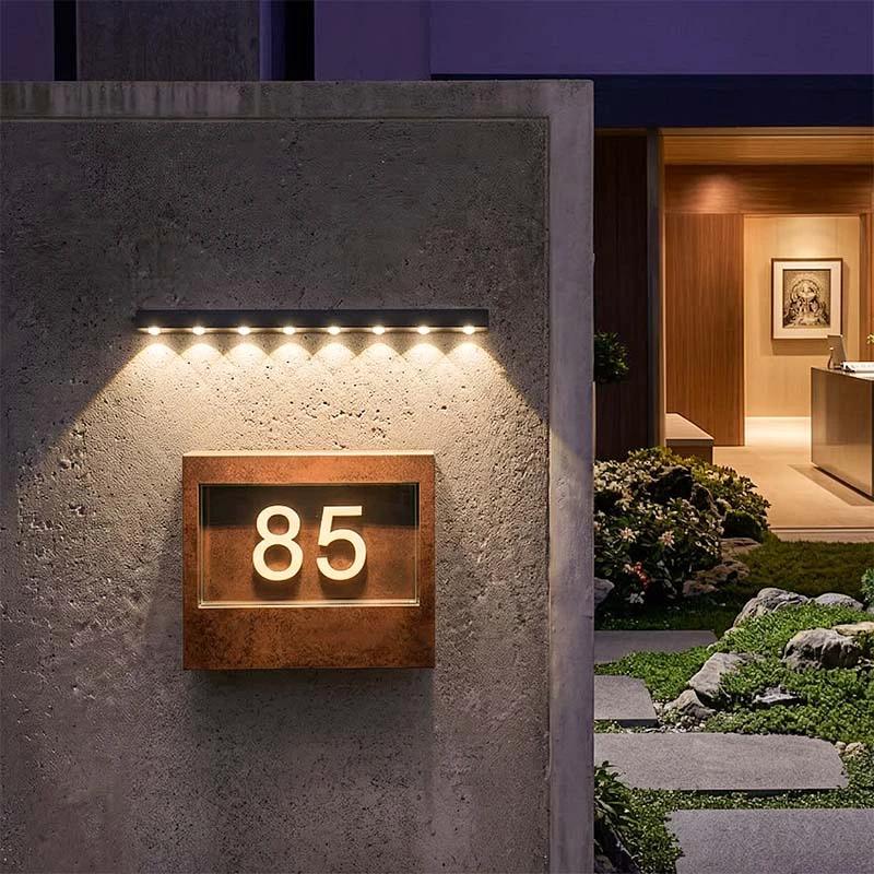 Eco-Friendly Solar Wall Light with Motion Detection